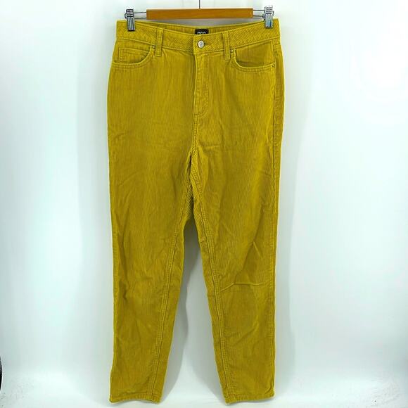 UO BDG Mom High Rise wide tooth corduroy slim loose fit pants sz 27 - Picture 1 of 6